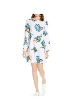 Halogen Bow Back Floral Shift Dress